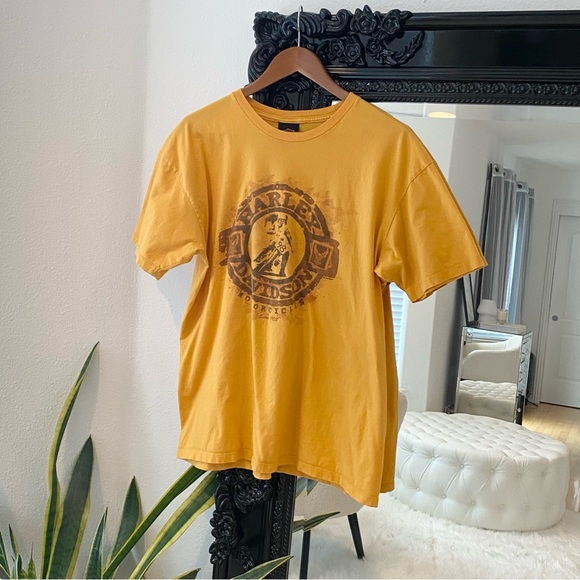 Harley-Davidson Other - Harley Davidson | Men’s Yellow St. Maarten Oversized Graphic Tee
